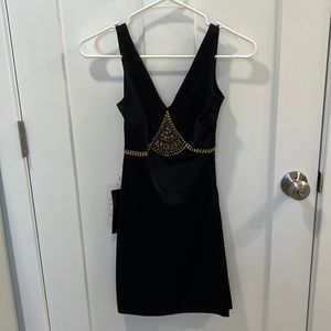 Bebe Hand Embellished Dress Brand New
